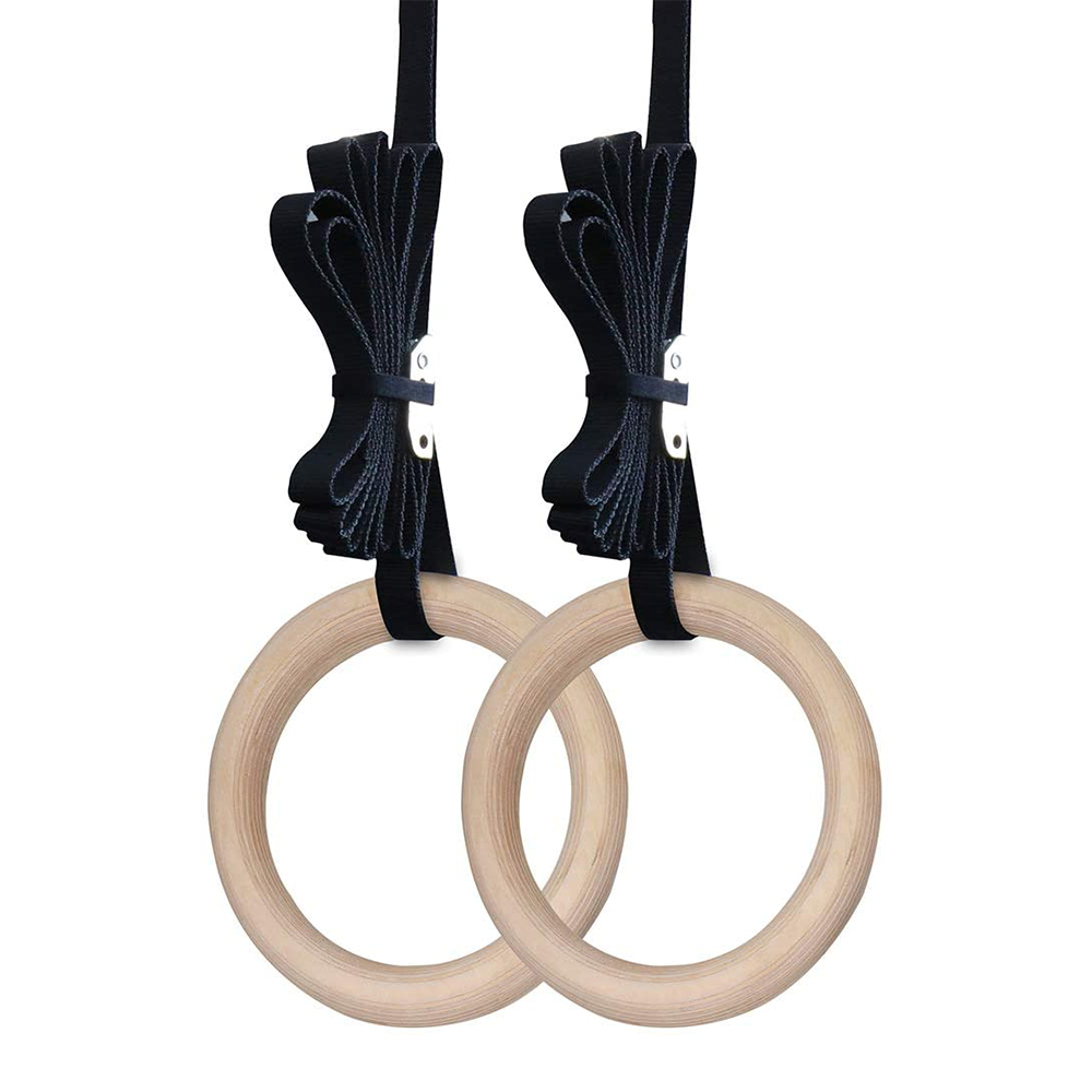Gymnastic Ring Wood - 28/32 MM Fitness Holz Gymnastik Ringe