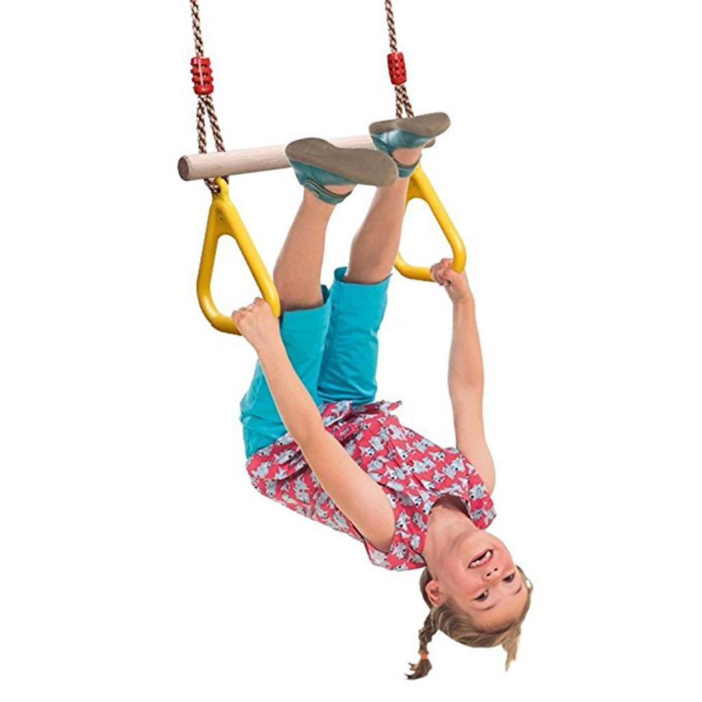 Indoor-Outdoor-Schaukelsets fü – Gymnastic Ring Wood Bewertung und Preis