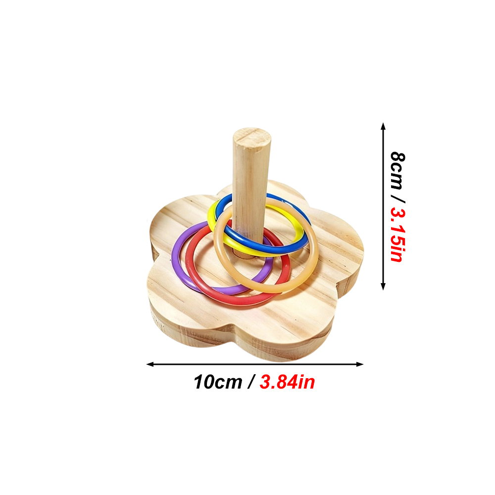 1 Stück Hölzernes Papageien-In – Gymnastic Ring Wood Bewertung und Preis